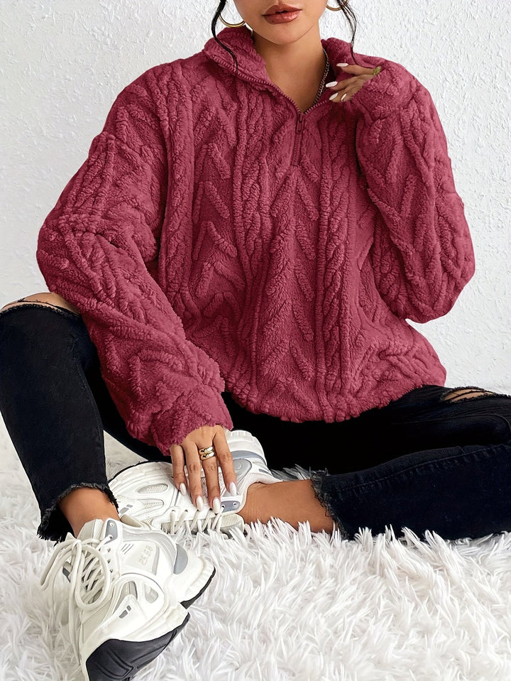 Hazel™ Elegant Fleece Sweater