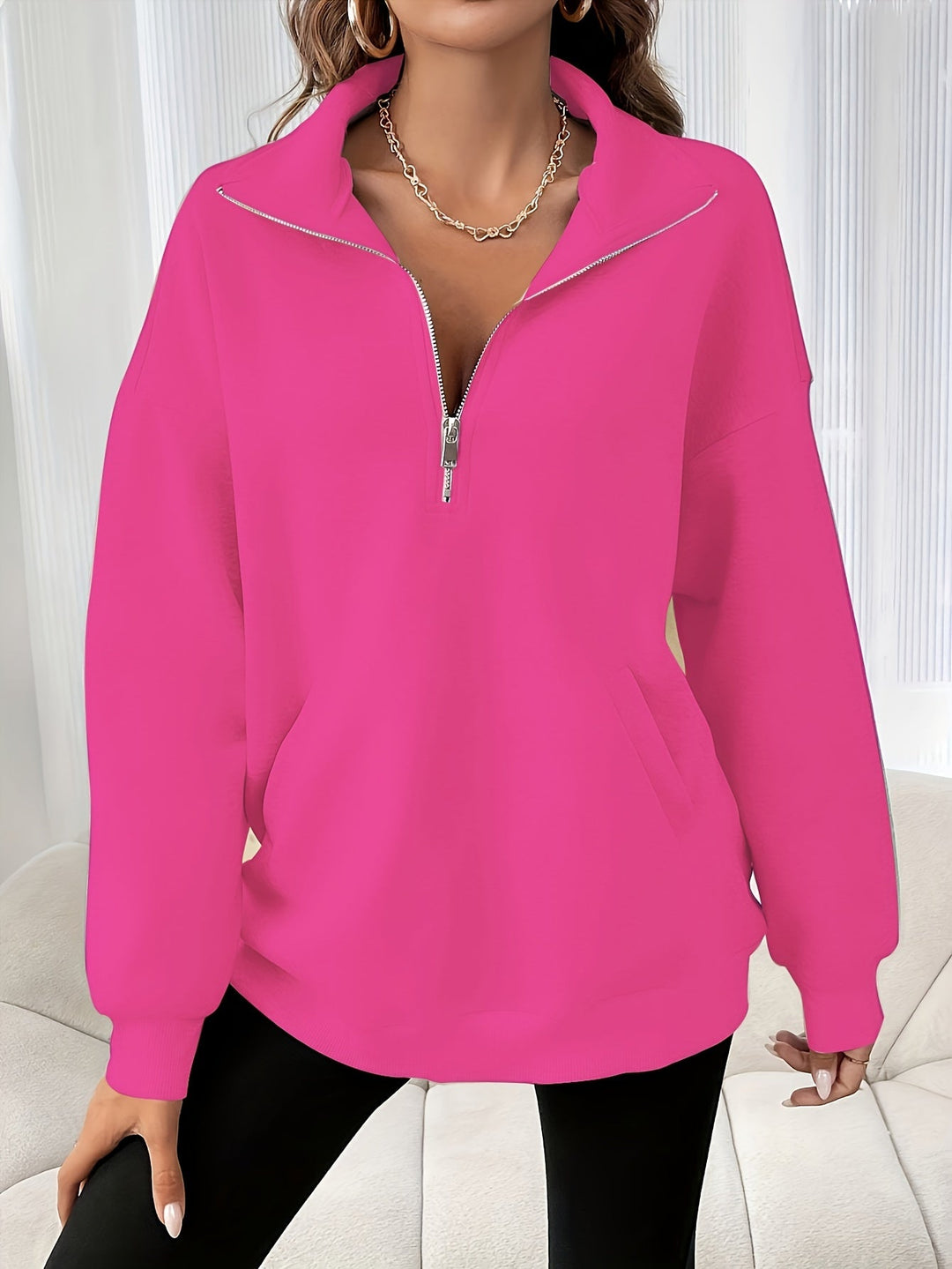 Stella - Half-Zip Pullover