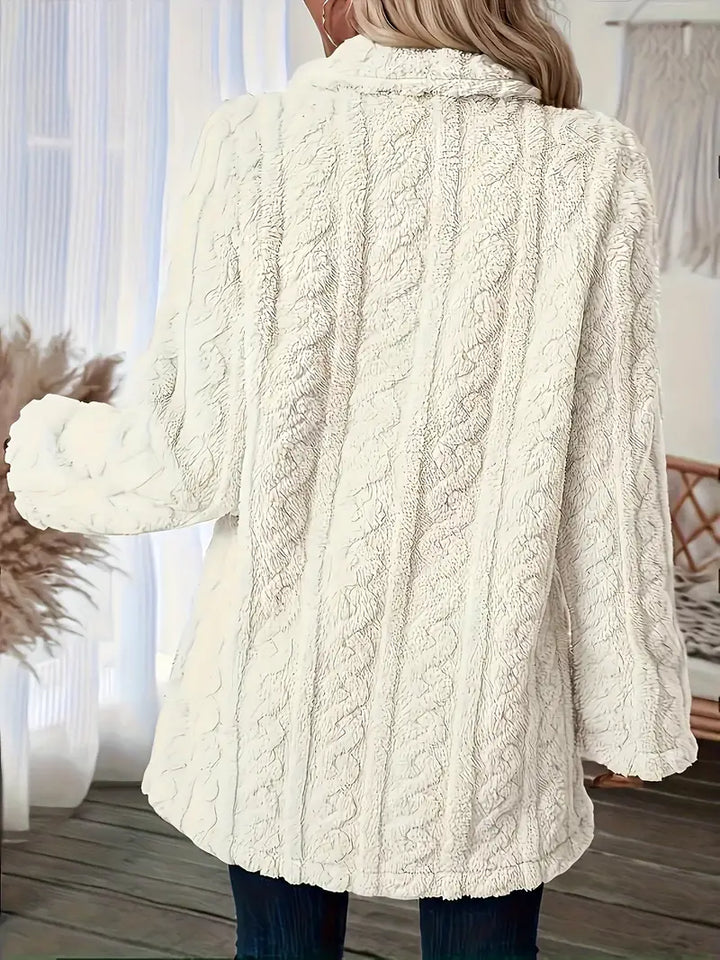 Luna - Stylish Cable Knit Jacket