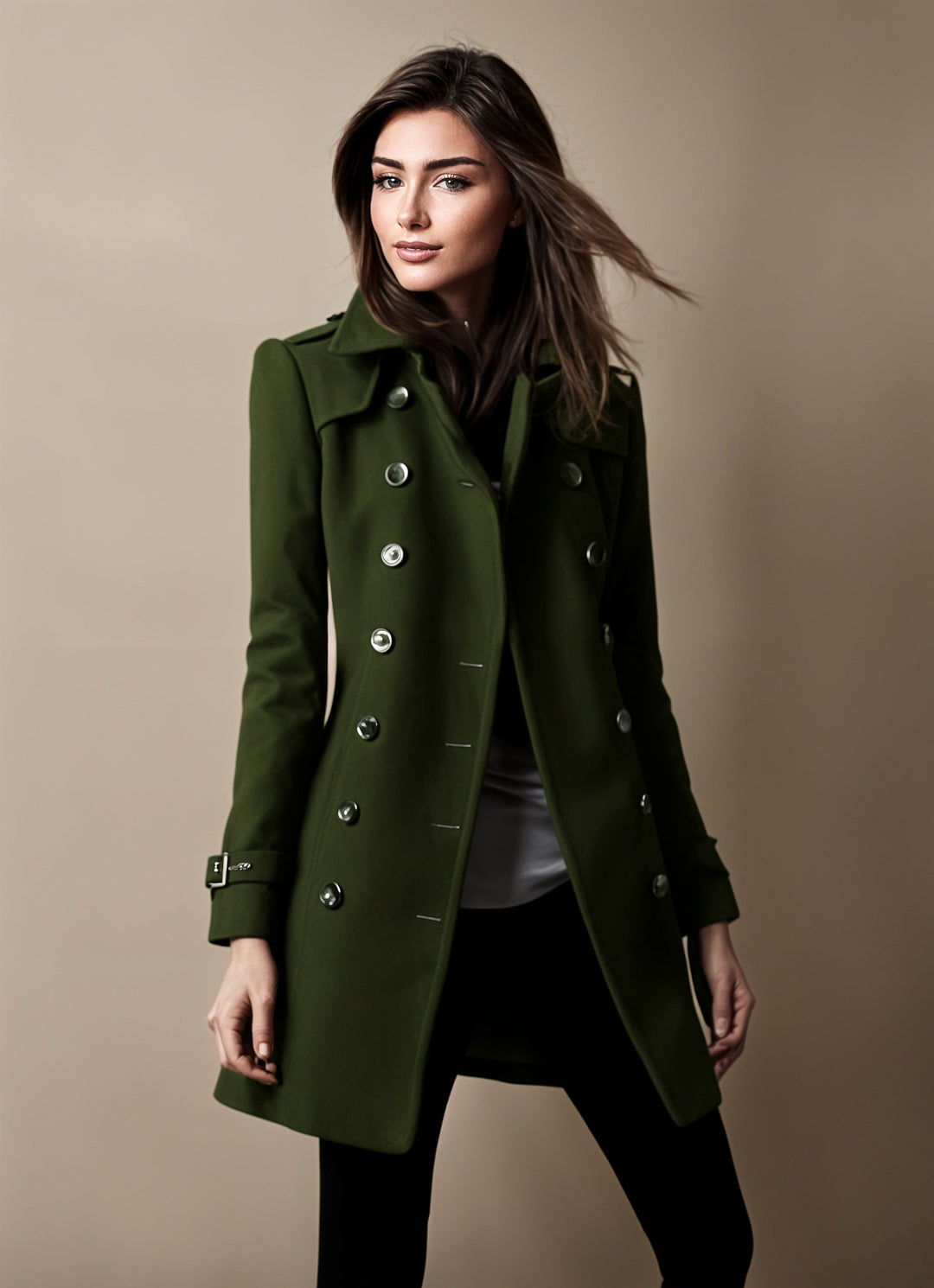 Linda - Double Breasted Trench Coat