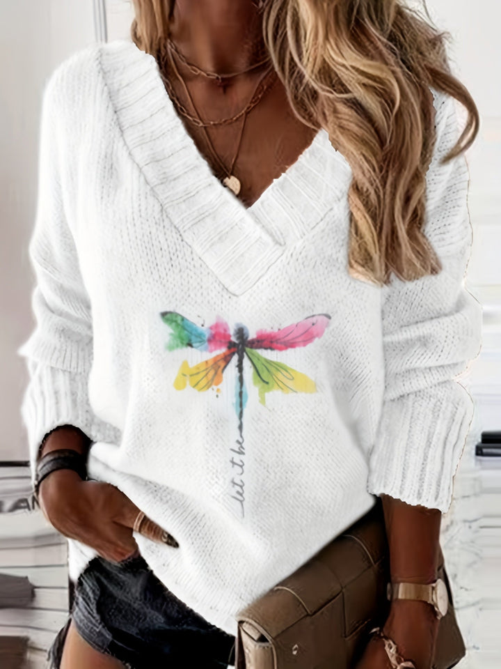 Ellie - Cozy Dragonfly Pullover