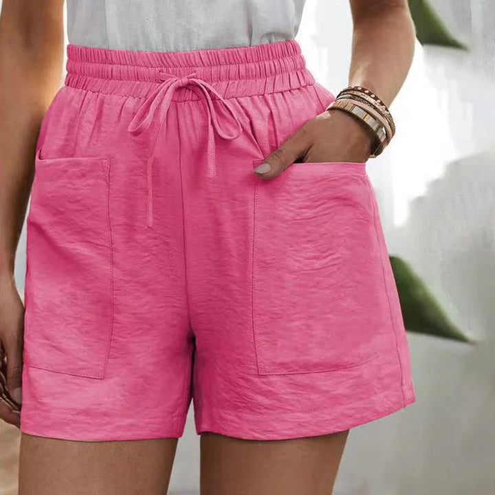 Kinsley - High Waisted Casual Shorts