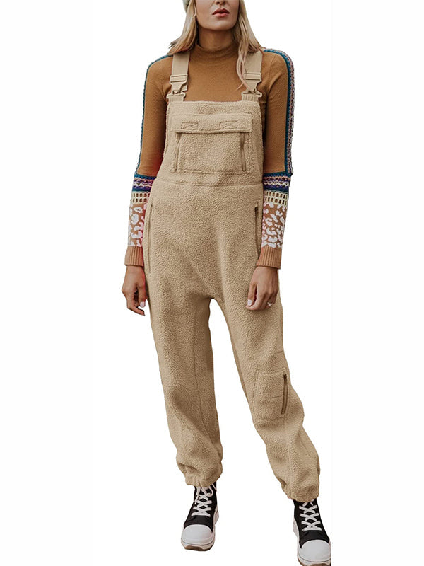 Hailey™ Cozy Fleece Overalls