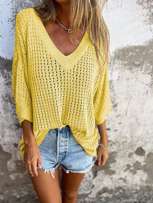 Willow - Loose Crochet Beach Top