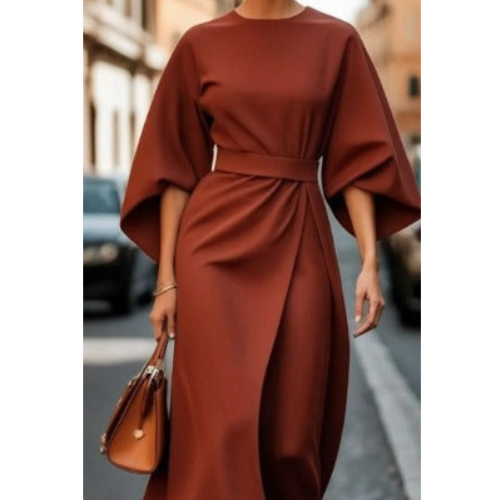 Miranda - Lantern Sleeves Dress