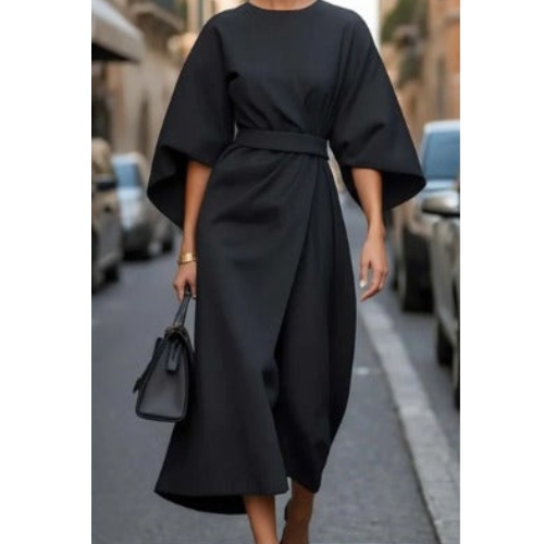 Miranda - Lantern Sleeves Dress