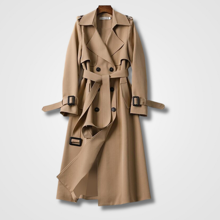 Olivia - Classic Belted Trench Coat