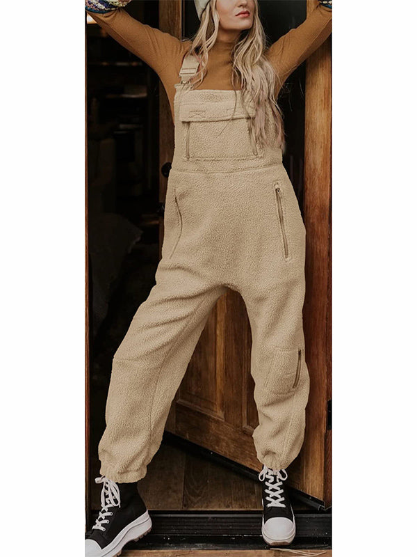 Hailey™ Cozy Fleece Overalls