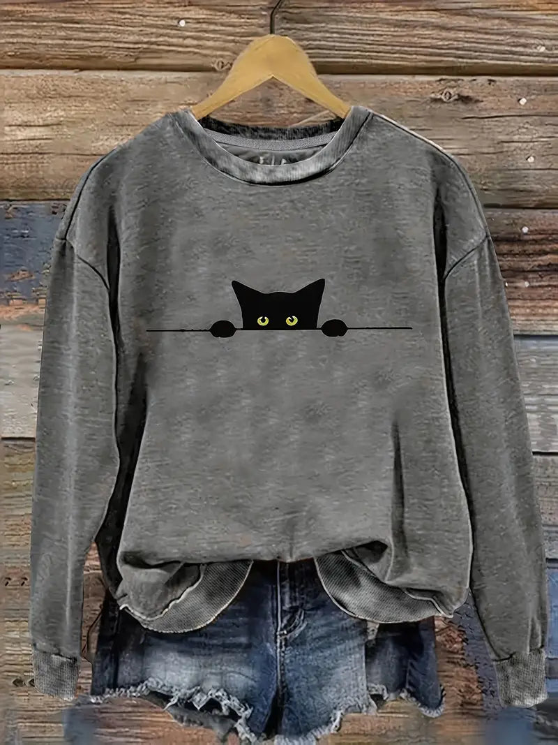 Evelyn™ Casual Cat Sweatshirt