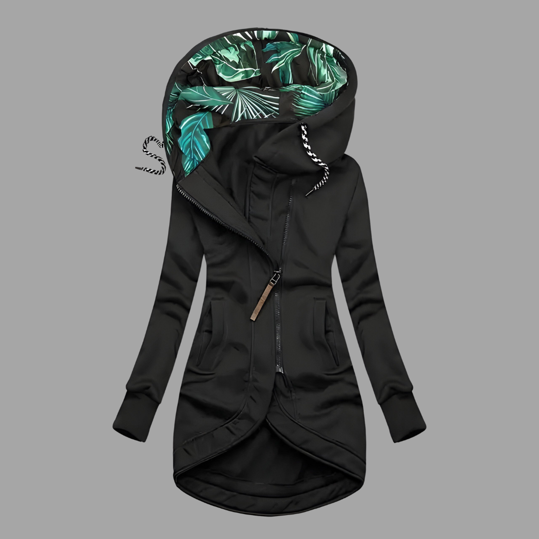 Ivy - Chic Long Hooded Jacket