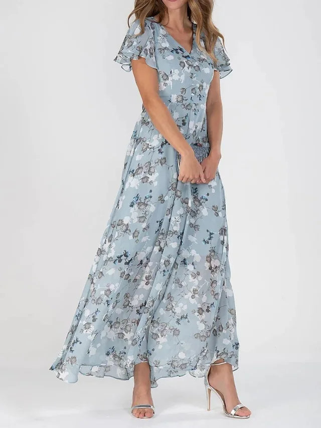 Genevieve - Versatile Floral Long Dress