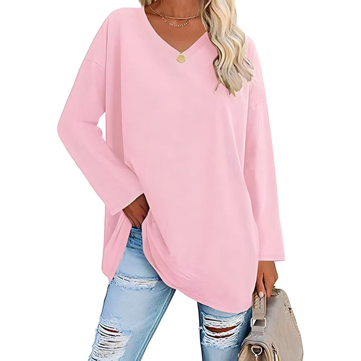 Haley - Relaxed V-Neck Sweater