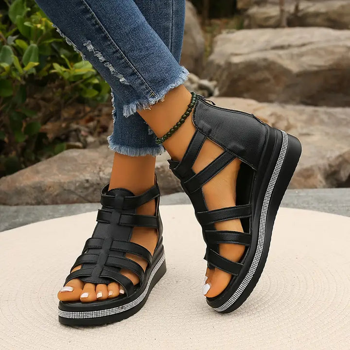 Reese - Adjustable Wedge Sandal