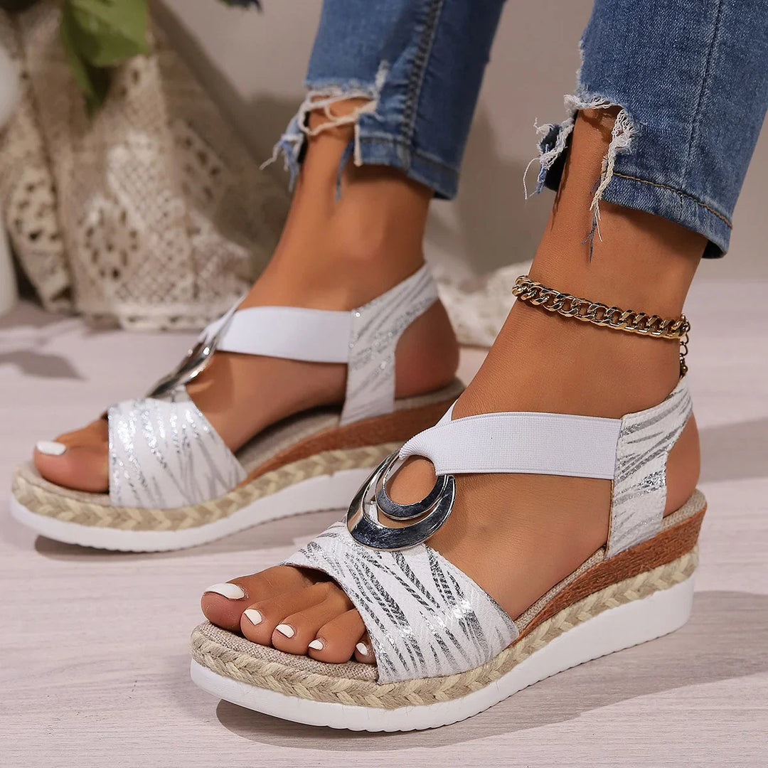 Lainey - Comfortable Wedge Sandals