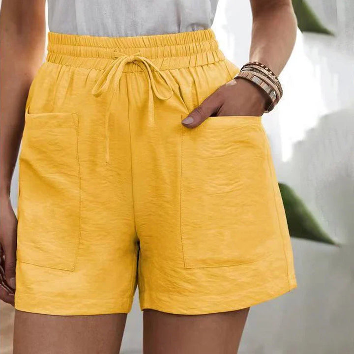 Kinsley - High Waisted Casual Shorts