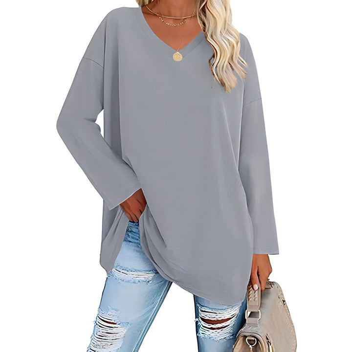 Haley - Relaxed V-Neck Sweater