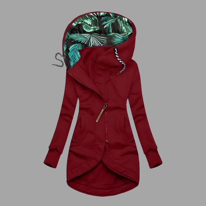 Ivy - Chic Long Hooded Jacket