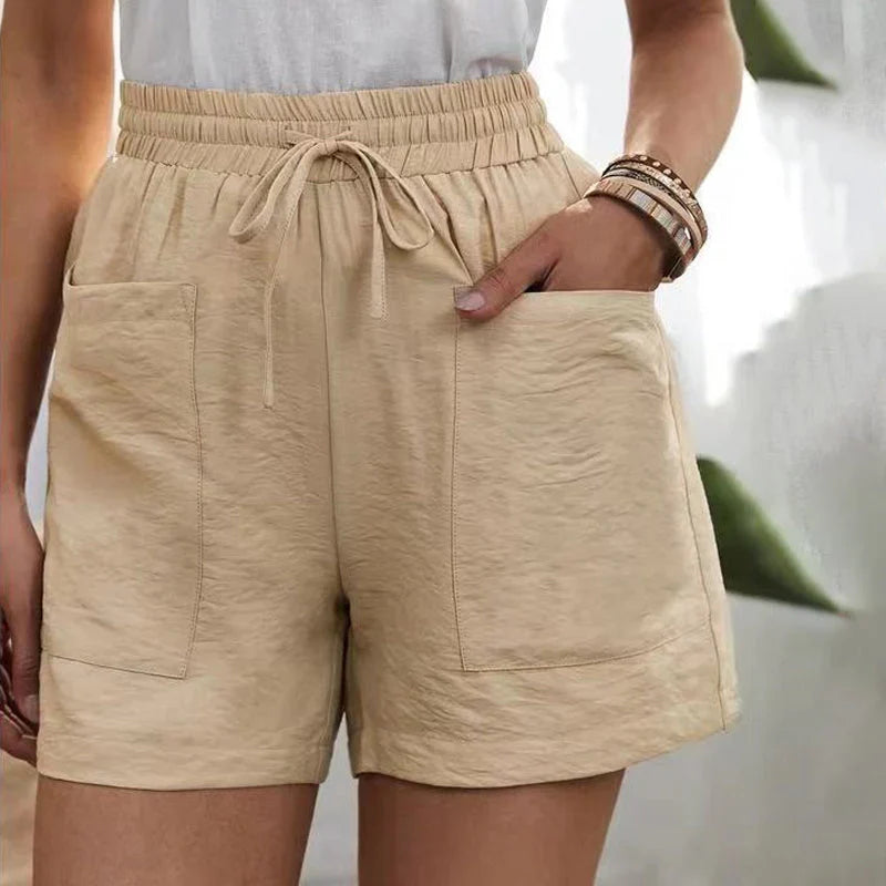 Kinsley - High Waisted Casual Shorts