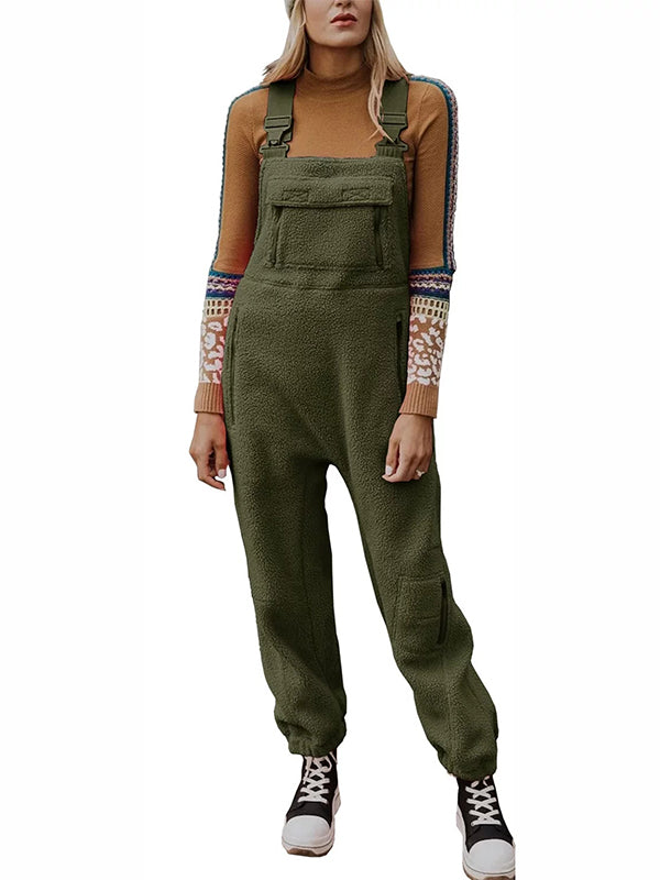 Hailey™ Cozy Fleece Overalls