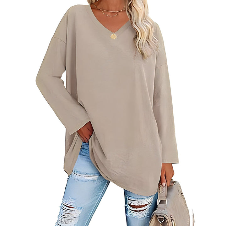 Haley - Relaxed V-Neck Sweater