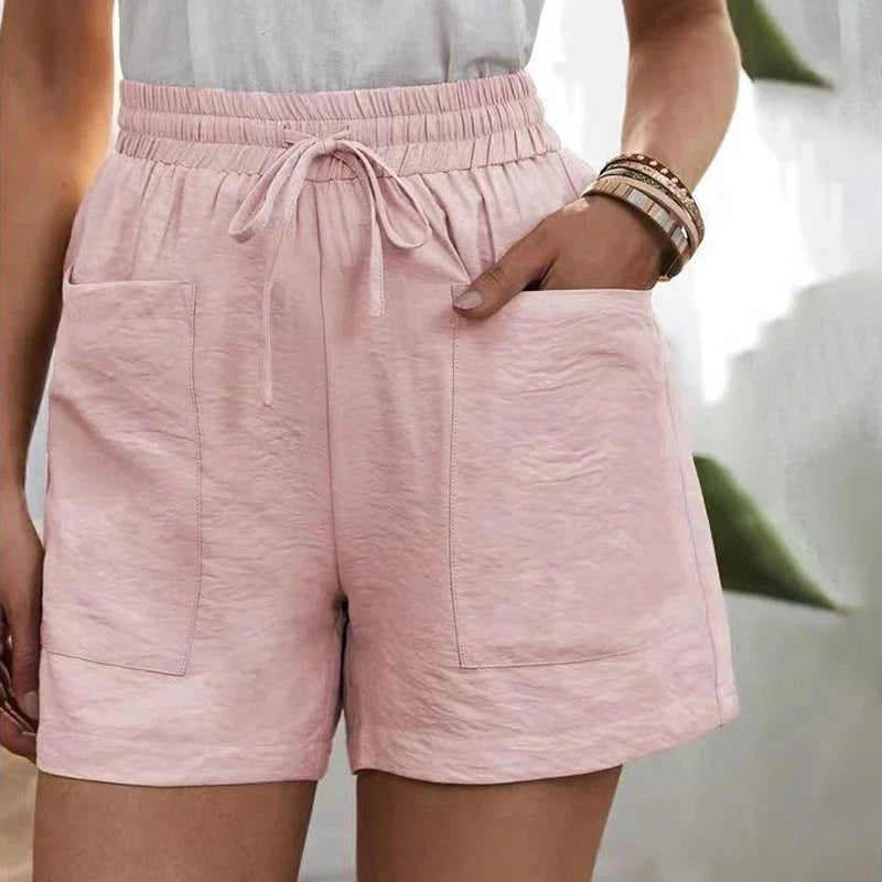 Kinsley - High Waisted Casual Shorts