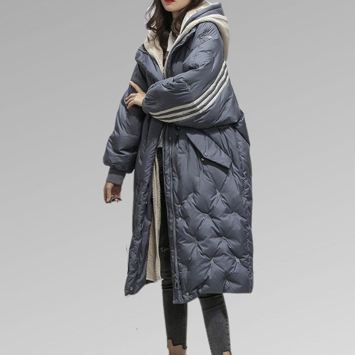 Penelope - Elegant Puffer Hooded Jacket