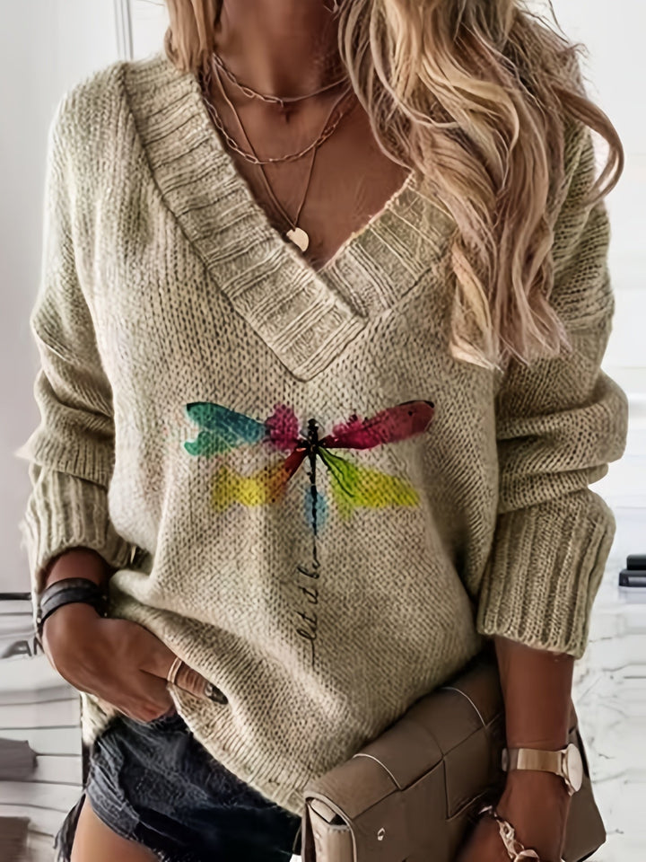 Ellie - Cozy Dragonfly Pullover