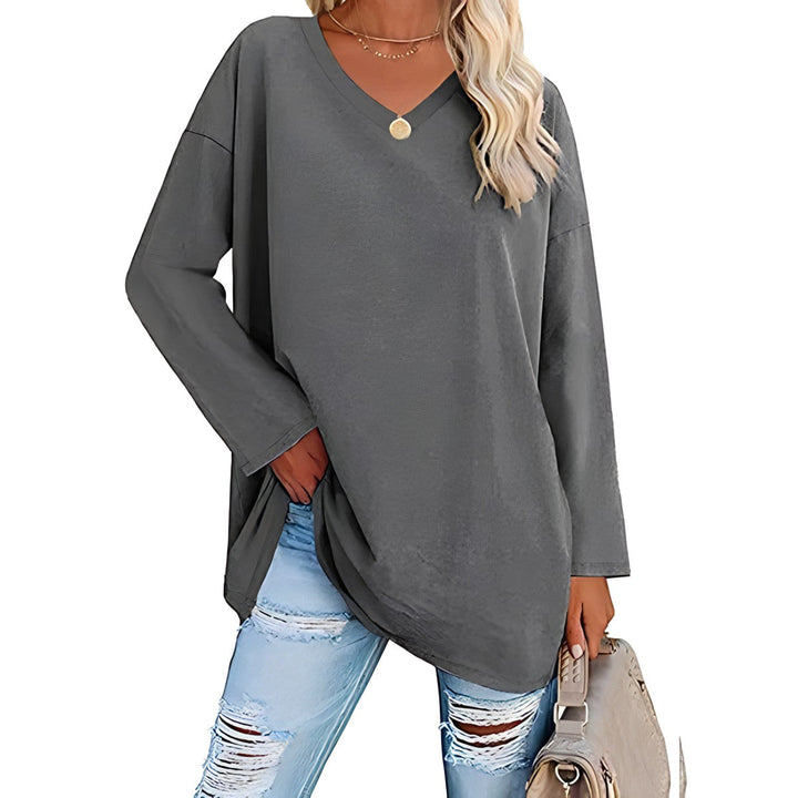 Haley - Relaxed V-Neck Sweater