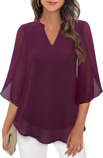 Debbie™ Elegant Chiffon Blouse