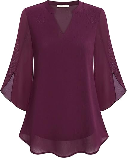 Debbie™ Elegant Chiffon Blouse