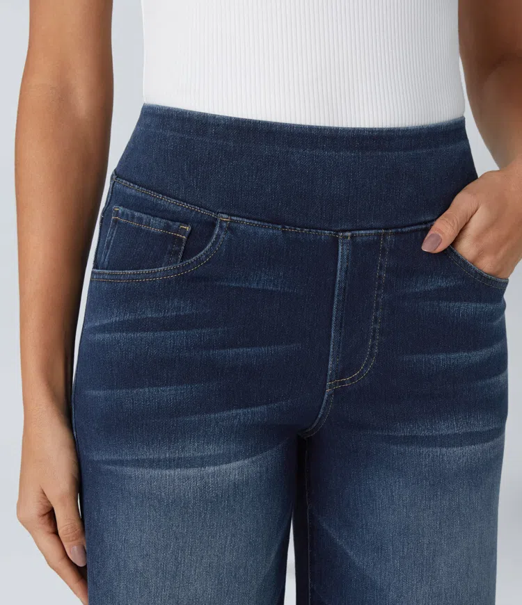 Hazel Stretch Palazzo Jeans