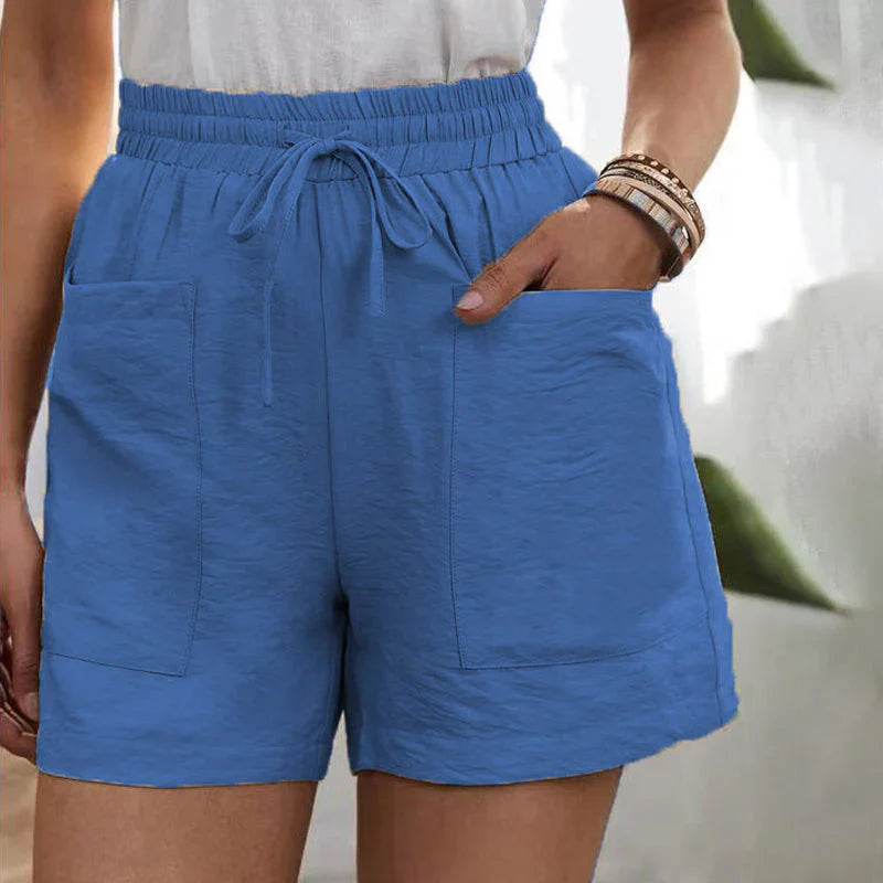 Kinsley - High Waisted Casual Shorts