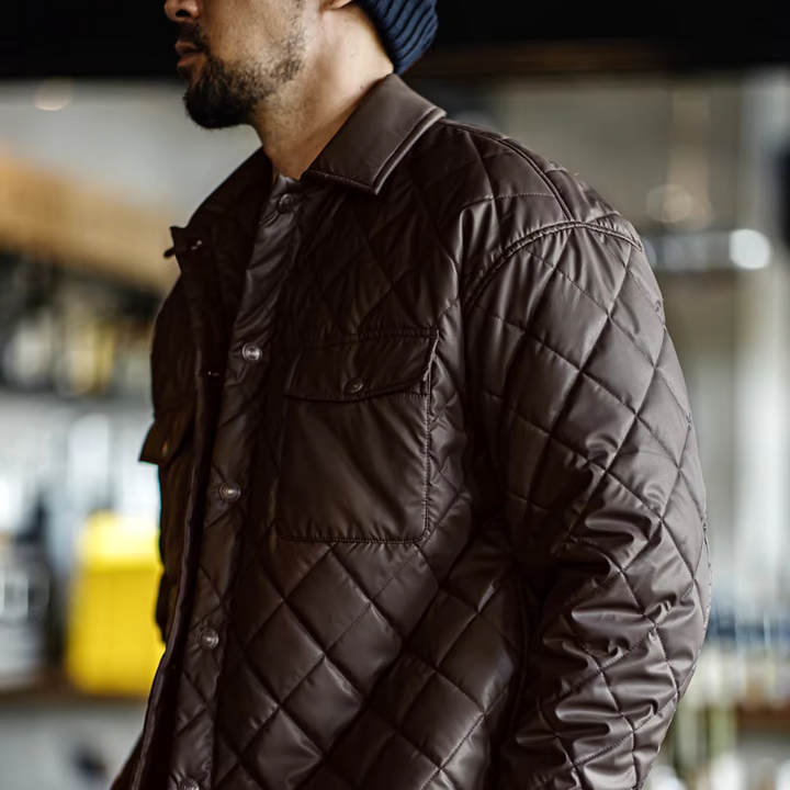 Terrence - Vintage Diamond Quilted Jacket