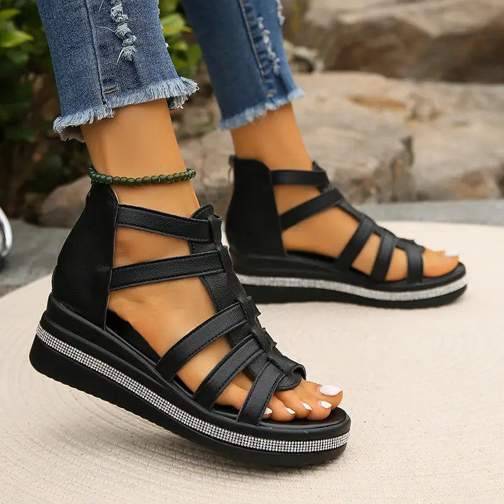 Reese - Adjustable Wedge Sandal