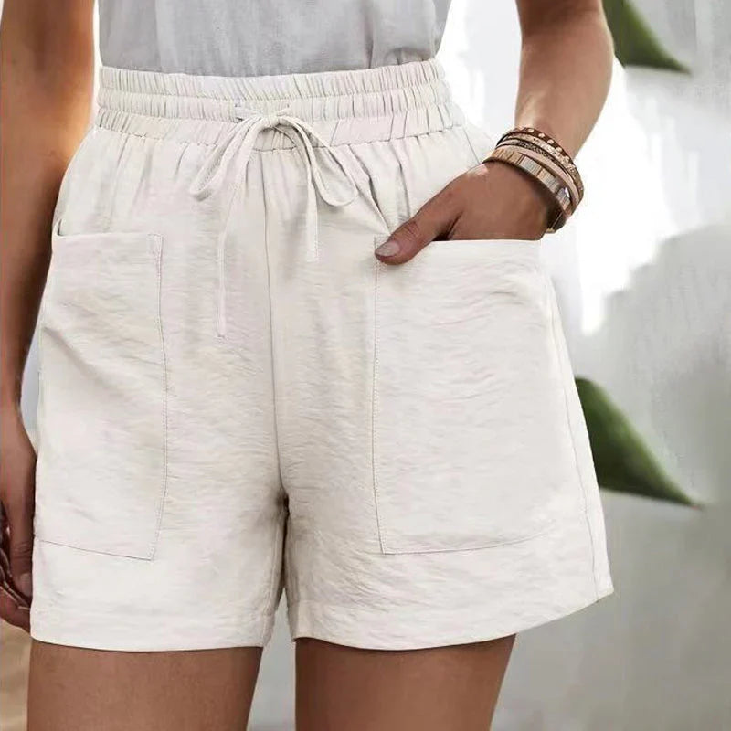 Kinsley - High Waisted Casual Shorts