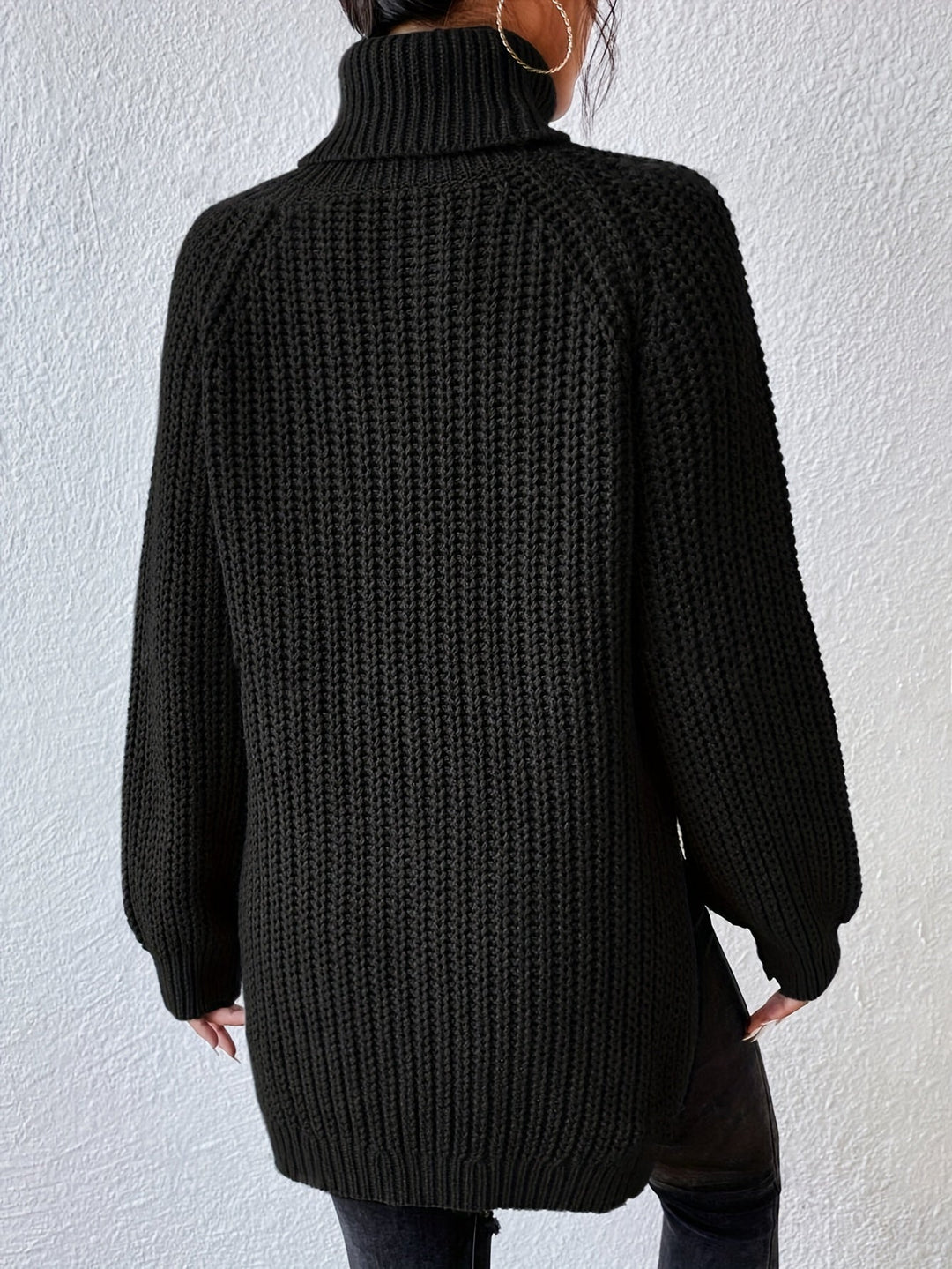 Isabella™ Knitted Turtleneck Sweater