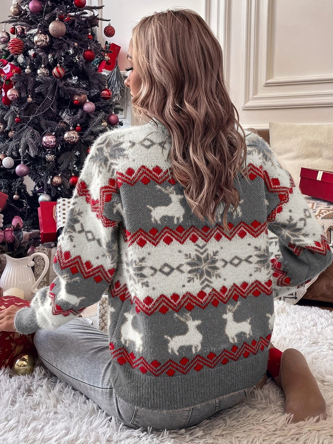 Luna™ Christmas Crew Neck Sweater