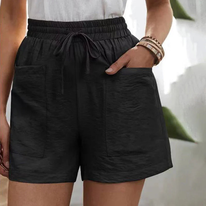 Kinsley - High Waisted Casual Shorts