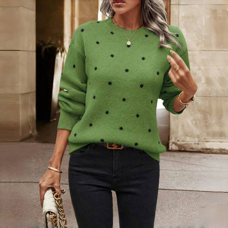 Florence - Polka Dot Knitted Sweater