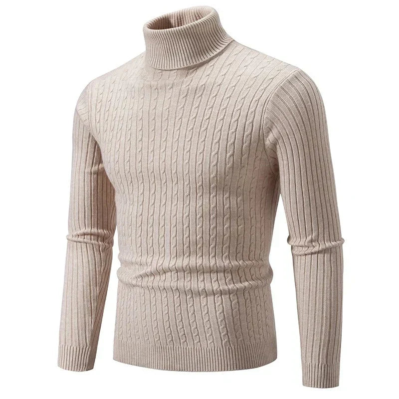 Rhaegar - Elegant and Warm Men's Turtleneck Sweater for Winter