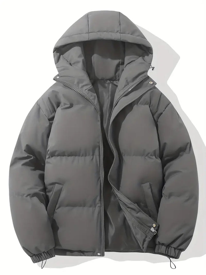 Elizabeth - Cozy Plain Puffer Jacket