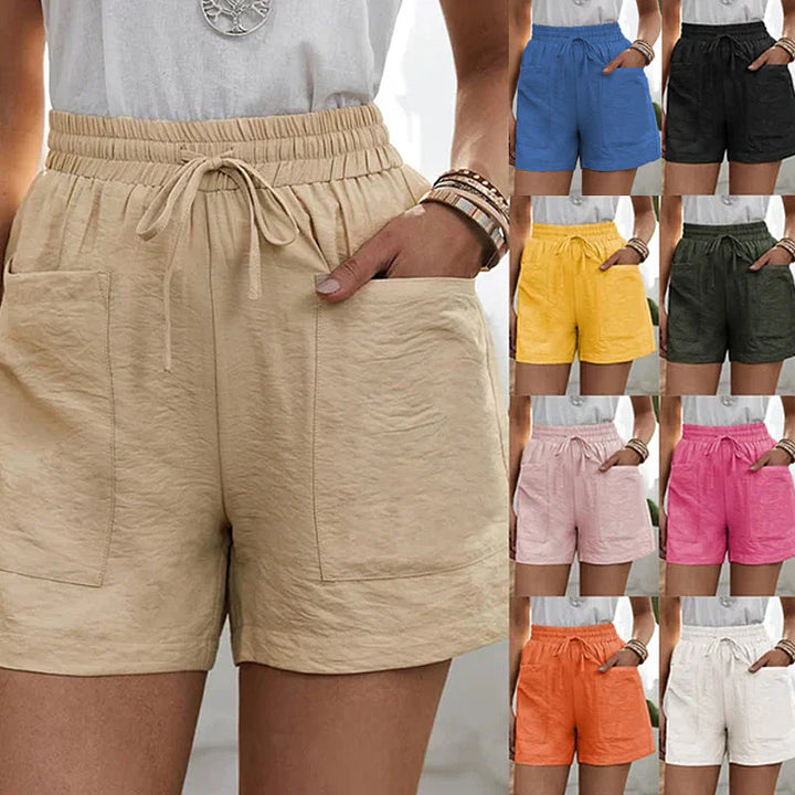 Kinsley - High Waisted Casual Shorts