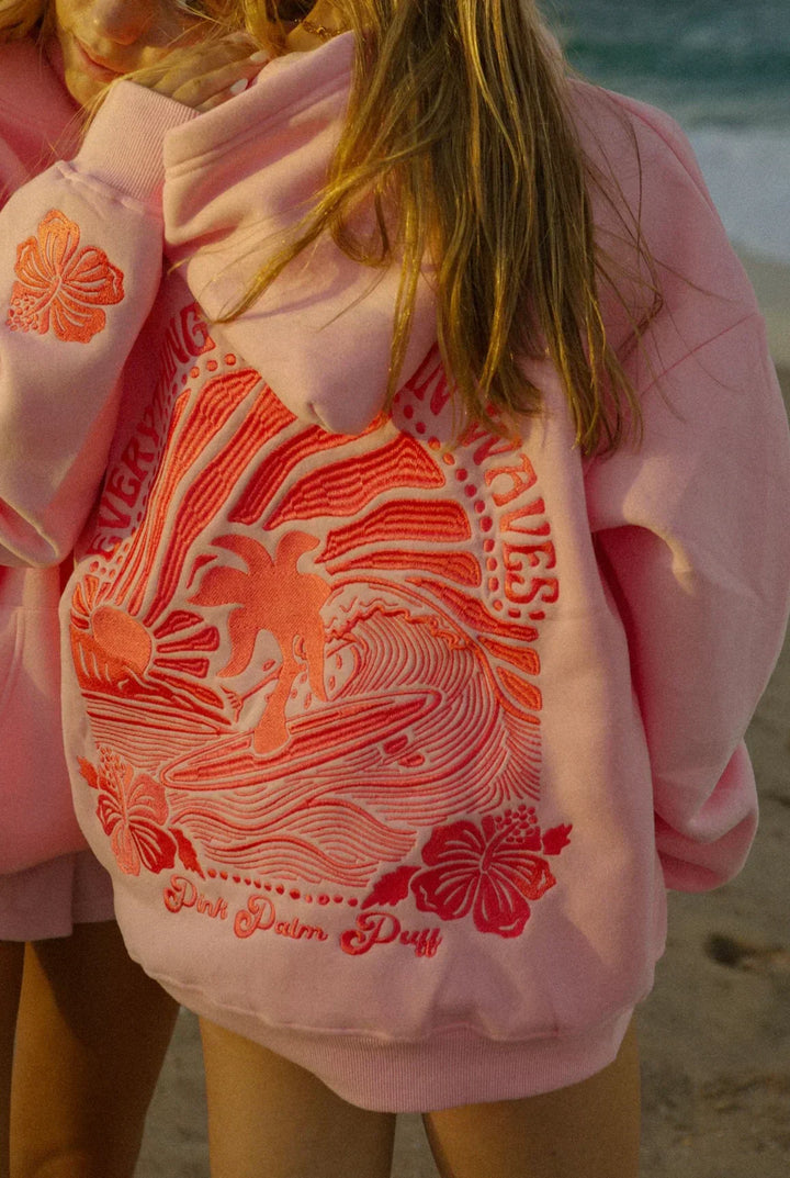 Aubrey - Summer Hoodie Beach Print