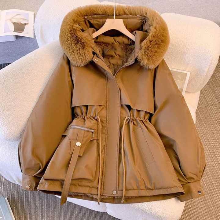 Alessia - Fur Collar Thick Jacket