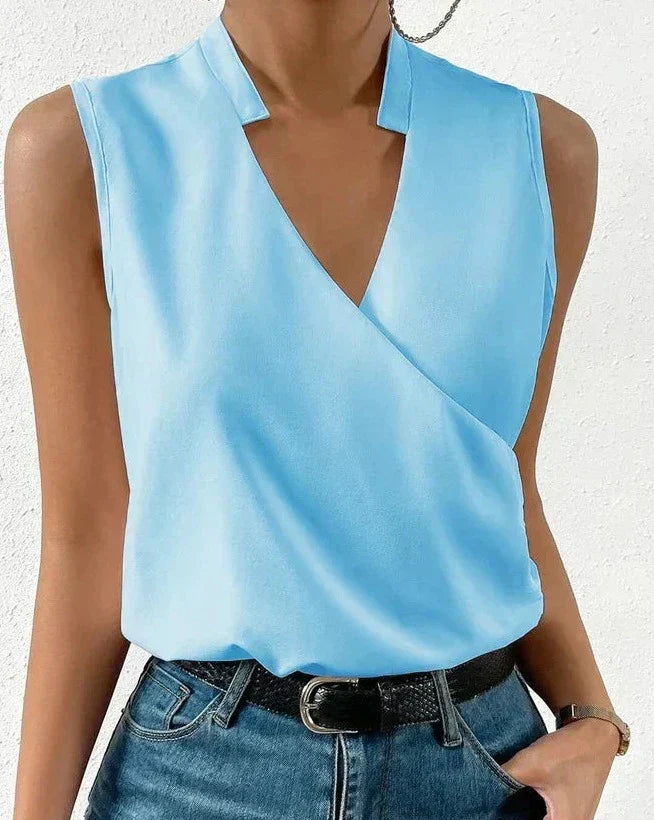 Genesis - Casual Loose Cross Wrap Top