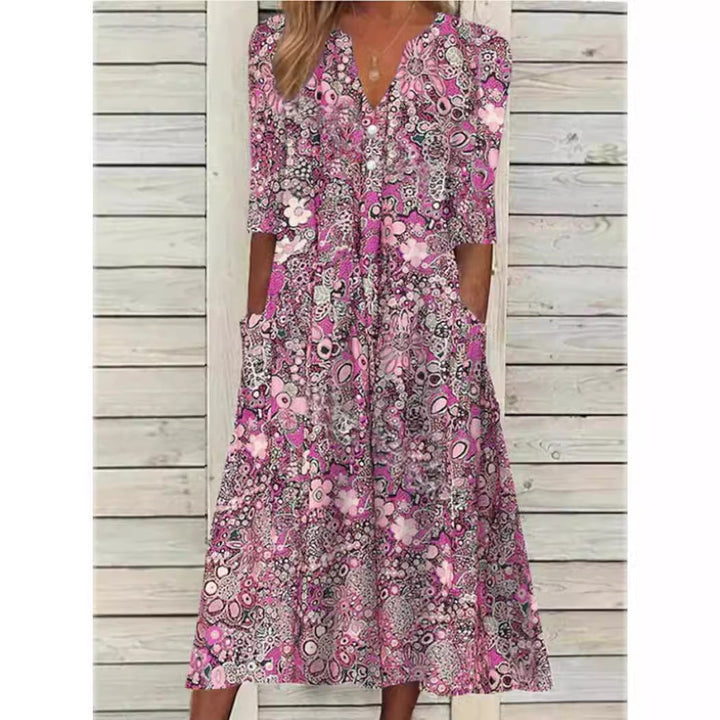 Samantha - Flowy Floral Dress