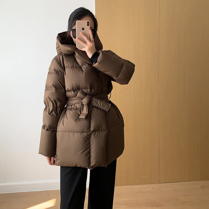 Zoey - Lightweight Belt Puffer Jacket