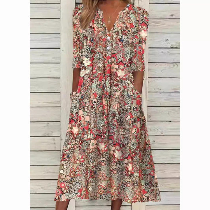 Samantha - Flowy Floral Dress