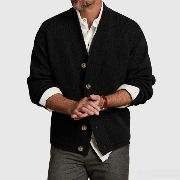 Dean - Classic Collar Cardigan