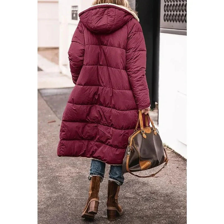 Sophia - Long Lined Hooded Coat